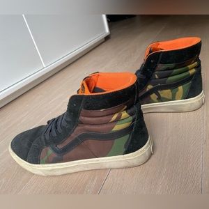 Vans Sk8-Hi High Top Camo Sneakers